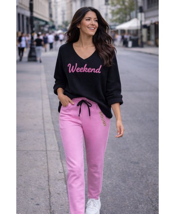 LOVE JOGG PANTS SS2286 PINK