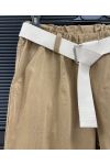 2-ZAK ELASTISCHE TAILLEBROEK + PE2401 KAMELENRIEM