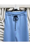 PANTALONES DEPORTIVOS ANCHOS PE2332 AZUL CELESTE