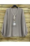 BOHEMIAN TUNIC PE2344 TAUPE