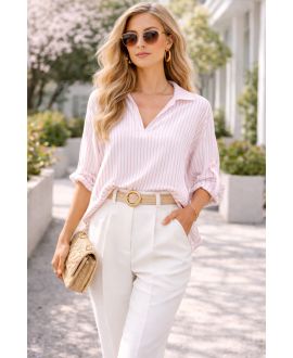 TUNIQUE RAYEE PE2350 ROSE