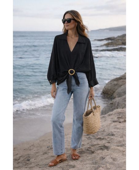 GESP ACCESSOIRE BLOUSE PE2408 ZWART