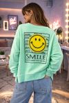DEVANR/BACK SMILE SWEATSHIRT PE26743 PASTELLGROEN