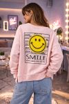 SORRISO DEVANR/FELPA SULLA SCHIENA PE26743 ROSA