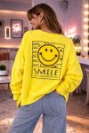 DEVANR/BACK SMILE SWEATSHIRT PE26743 GELB