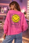 SMILE DEVANR/RUGSWEATSHIRT PE26743 FUSHIA