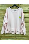 SMILE DEVANR/BACK SWEATSHIRT PE26743 PINK