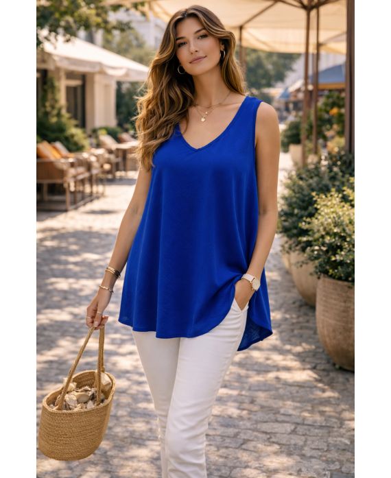PE5188 ROYAL BLUE FLARED TOP