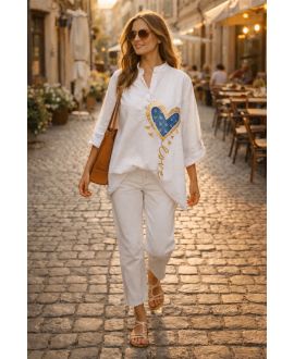 COTTON HEART-HEMD PE26790 WEISS