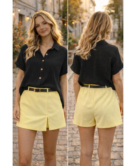 GÜRTEL-SKORT PE26825 GELB