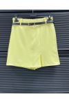 BELTED SKORT PE26825 YELLOW
