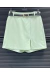 PASKOWY SKORT PE26825 PASTELOWEJ ZIELENI