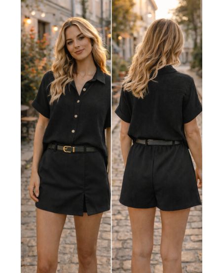 GÜRTEL-SKORT PE26825 SCHWARZ