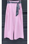 SCARF BELT PANTS PE26841 PINK