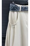 PANTALONI CON CINTURA CON SCIARPA PE26841 BEGIA