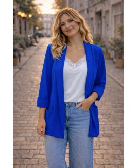 CHAQUETA S/M PE26864 AZUL REAL