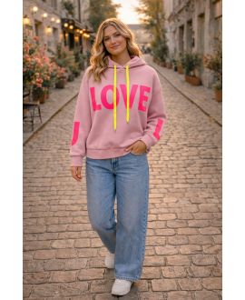 LIEBE PE26878 PINKEN HOODIE