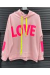 LIEBE PE26878 PINKEN HOODIE