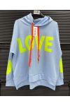 IK HOU VAN PE26878 HOODIE SKY BLUE