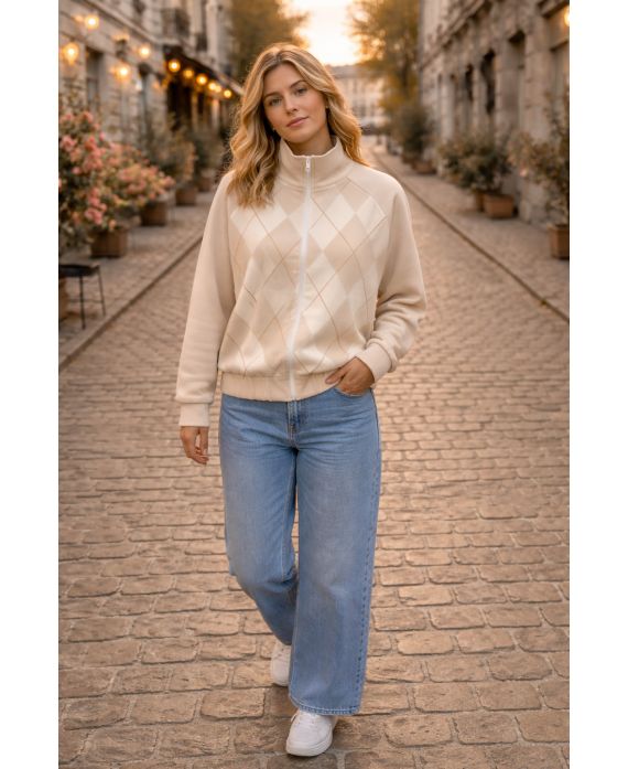 DIAMANTJACKE + BEIGE PE26831 PANTS