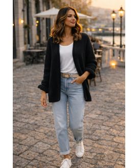 CARILLET MORBIDO A MAGLIA PE260818 NERO