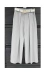 PANTALON FLUIDE AVEC CEINTURE PE26883 GRIS