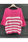 JERSEY DE RAYAS FÚSHIA DE CHIC PE260528