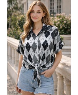 SLETDASBLOUSE PE260540 ZWART