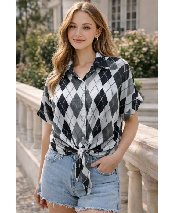 SLETDASBLOUSE PE260540 ZWART