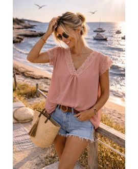 OVERSIZED CAMISOLE KANT TOP PE2463 DUSTY ROZE