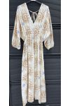 TAUPE PE260612 SUKIENKA MAXI Z NADRUKIEM WISKOZY