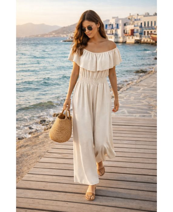 COMBINAISON PANTALON PE260623 BEIGE