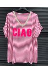 CIAO T-SHIRT DORATA A 11 V PE260630 FUSHIA