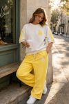 SWEATSHIRT + HOSE SET "LA" PE260646 GELB