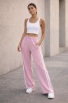 PANTALON LARGE A 2 BANDES 2 POCHES PE2301 ROSE