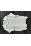 COTTON GAUZE TOP POLO COLLAR BUTTONS PE260663 WHITE