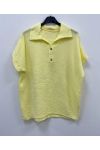 BOTONES DE CUELLO POLO CON GASA DE ALGODÓN PE260663 AMARILLO