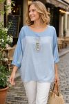TÚNICA HOLGADA + COLLAR LIGERO PE260673 TENCEL