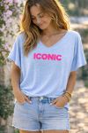 ICONIC PE260699 LOOSE TOP