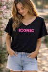 ICONIC PE260699 LOOSE TOP
