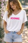 ICONIC PE260699 LOOSE TOP