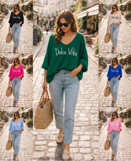 DOLCE VITA ÜBERSIZED PULLOVER SS2145