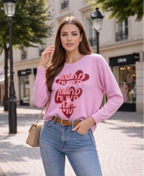 AMOR AMOR NAHTLOSER PULLOVER AMOR AMOR AMOR PE2240