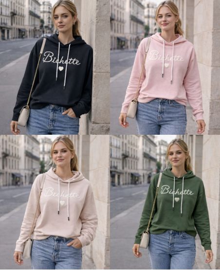 SWEATSHIRT A CAPUCHE BICHETTE PE2312