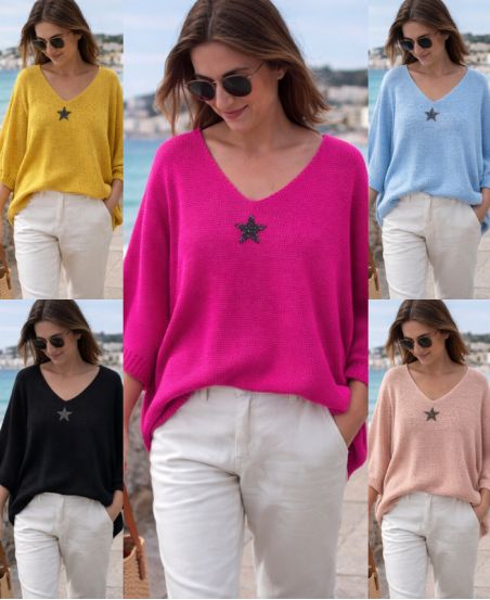 PULL MAILLE ETOILE PE2185