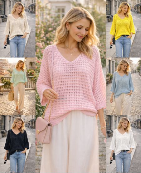 MAGLIONE LAVORATO PE260680