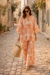 OVERSIZED VISCOSE TUNIC + PE260659 PANTS SET