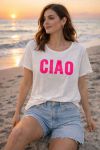 CIAO KATOENEN T-SHIRT MET PRINTPRINT PE260741