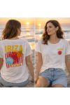 DOUBLE PRINT COTTON T-SHIRT IBIZA PE260754