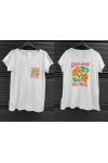 T-SHIRT COTON DOUBLE IMPRESSION MORE AMORE PE260752